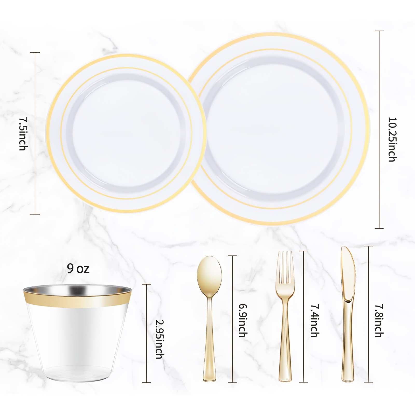 700-Piece Elegant Golden-Trimm – обзор и цена Napkin Folding Set