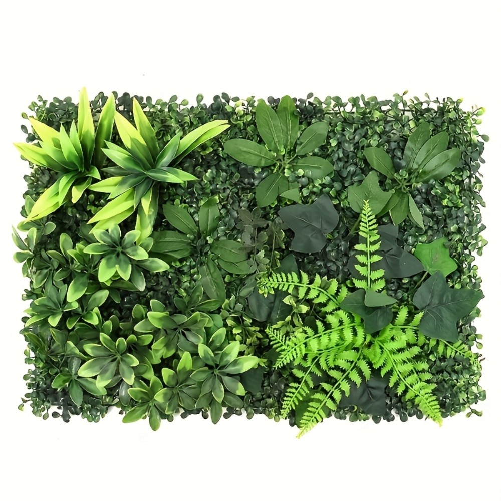 1PC Artificial Simulation Gree – обзор и цена Flower Wall Panel