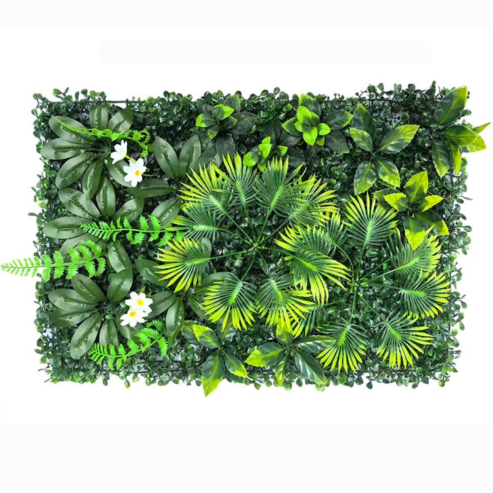 1PC Artificial Simulation Gree – обзор и цена Flower Wall Panel