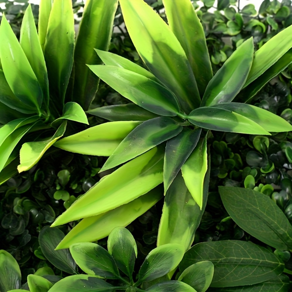 1PC Artificial Simulation Gree – обзор и цена Flower Wall Panel