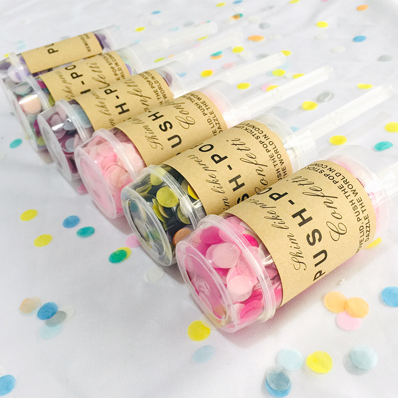 2pcs Multicolor Paper Scrap Fo – обзор и цена Confetti Cannon Tube
