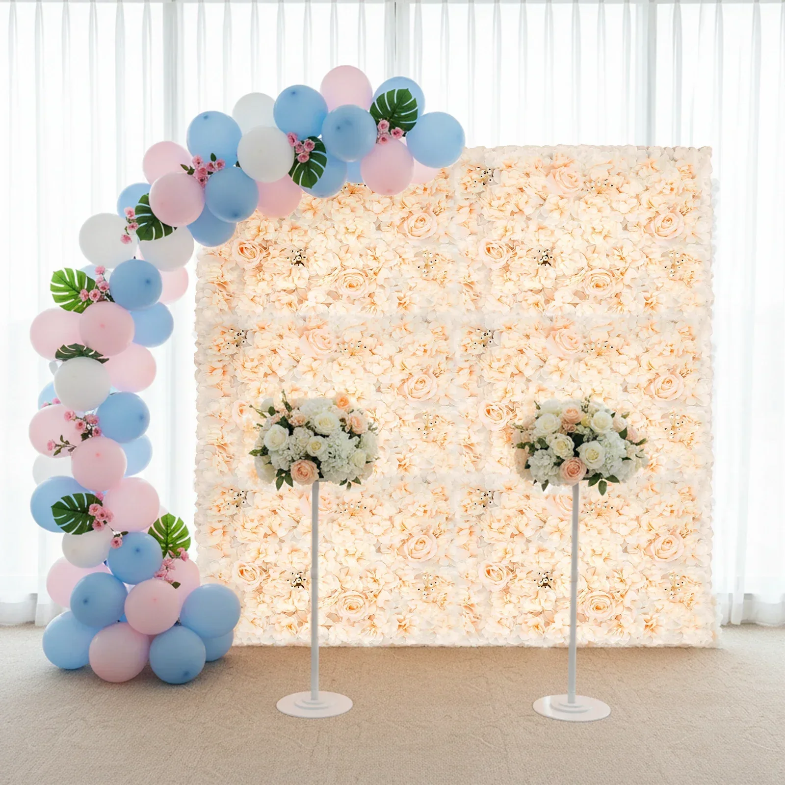 6 PCS 60*40cm Artificial Flowe – обзор и цена Flower Wall Panel