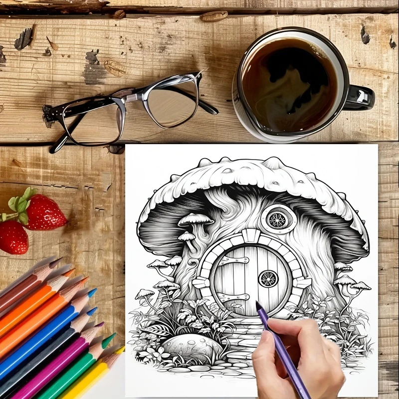 Coloring Book Fairy Door for A – обзор и цена Supply Event