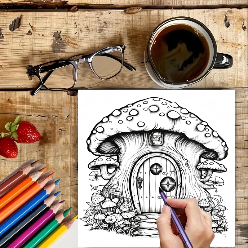 Coloring Book Fairy Door for A – обзор и цена Supply Event