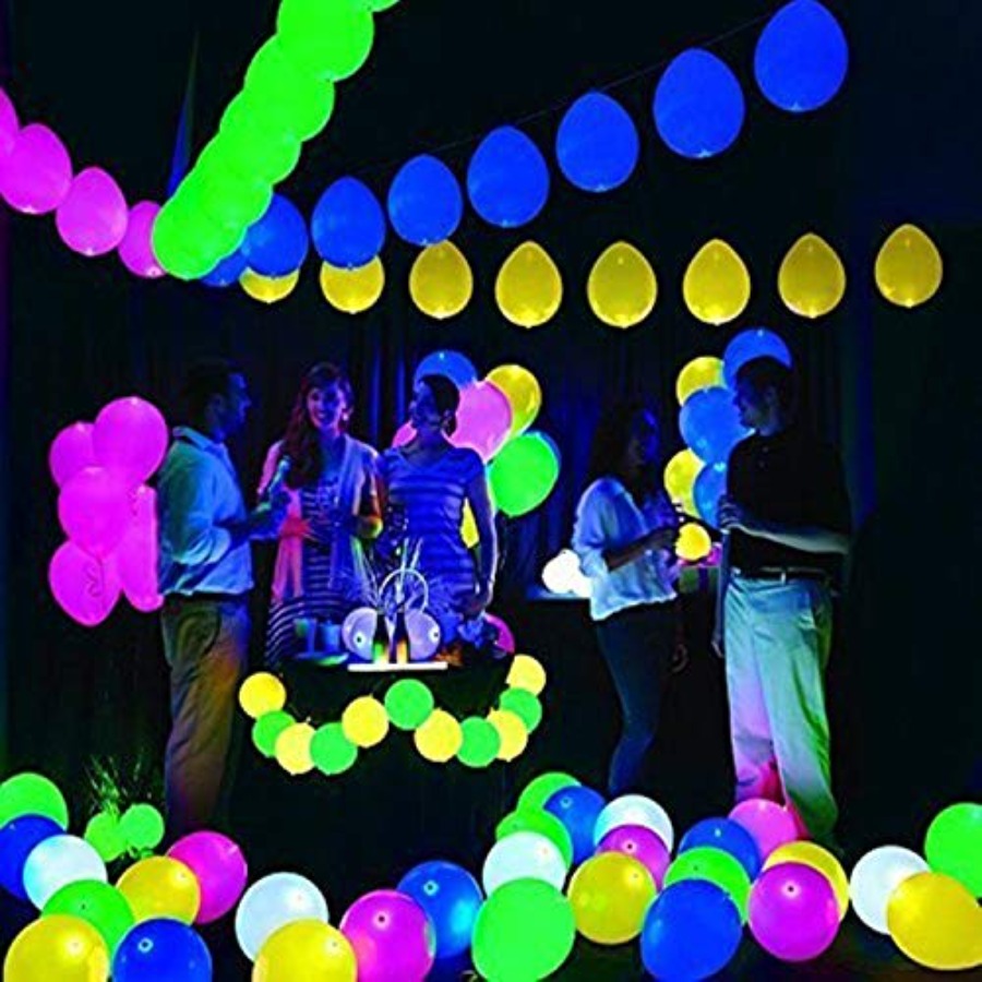 20 LED Light Up Balloons, 12 i – обзор и цена Led Balloon Light