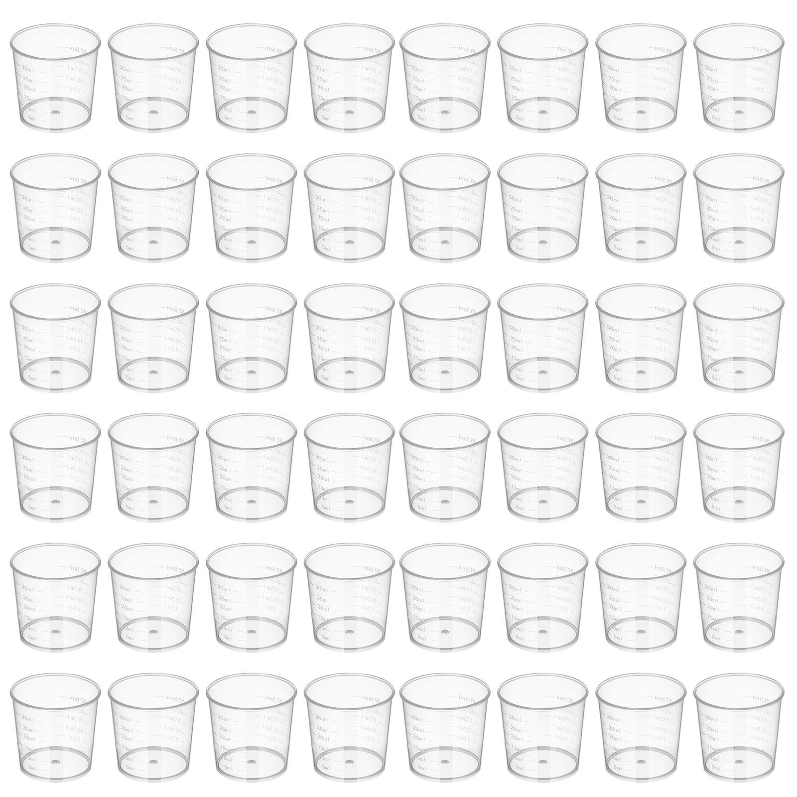 50Pcs Plastic Graduated Measur – обзор и цена Plastic Cup 50Pcs