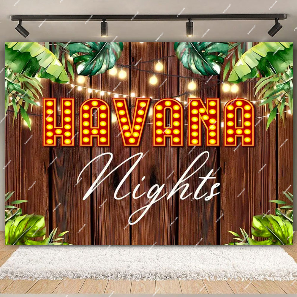 Havana Nights Backdrop Birthda – обзор и цена Dessert Table Backdrop