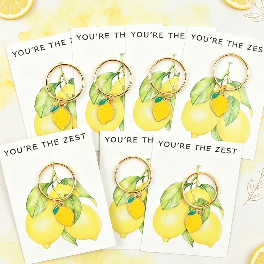 7 Chic Lemon Keychains, Includ – обзор и цена Event Party
