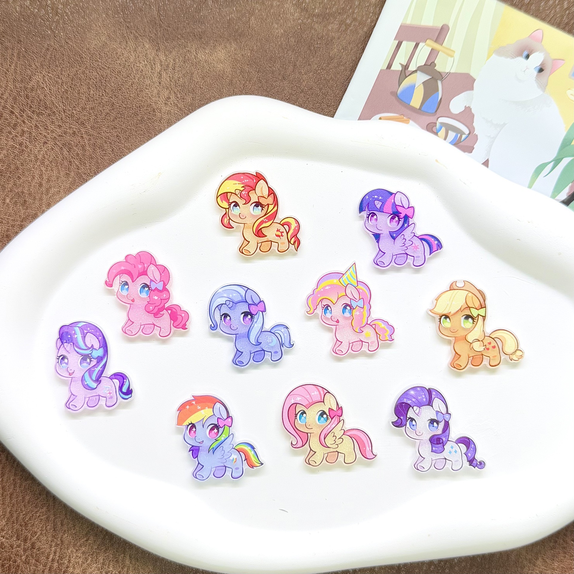 10pcs Cartoon Cute Super Q Pon – обзор и цена Event Party