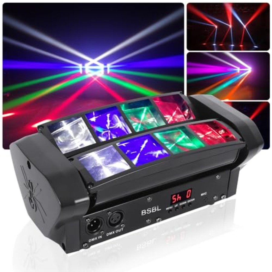 RGBW Moving Head DJ Light LED  – обзор и цена Event Party Dj