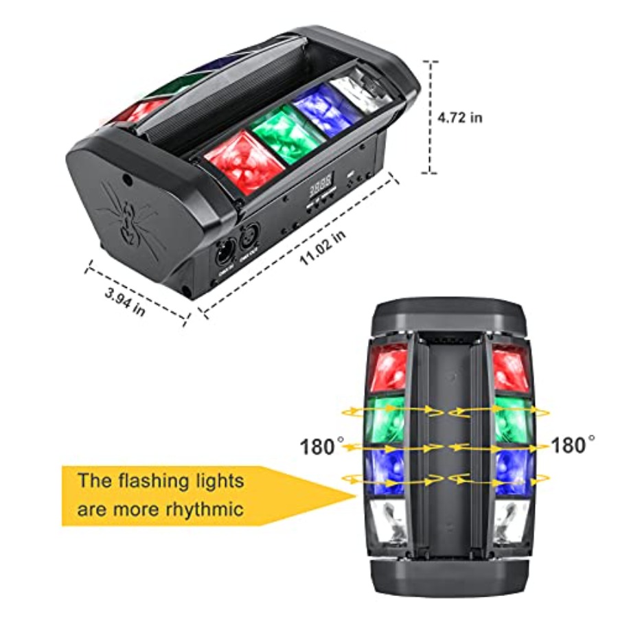 RGBW Moving Head DJ Light LED  – обзор и цена Event Party Dj