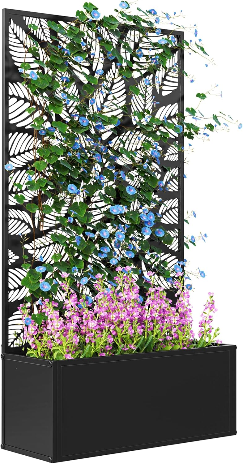 Metal Raised Garden Bed with T – обзор и цена Flower Wall Panel