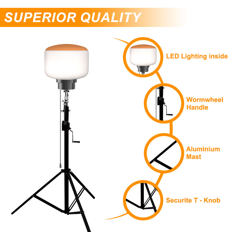 Outdoor Portable Led Work Ball – обзор и цена Led Balloon Light