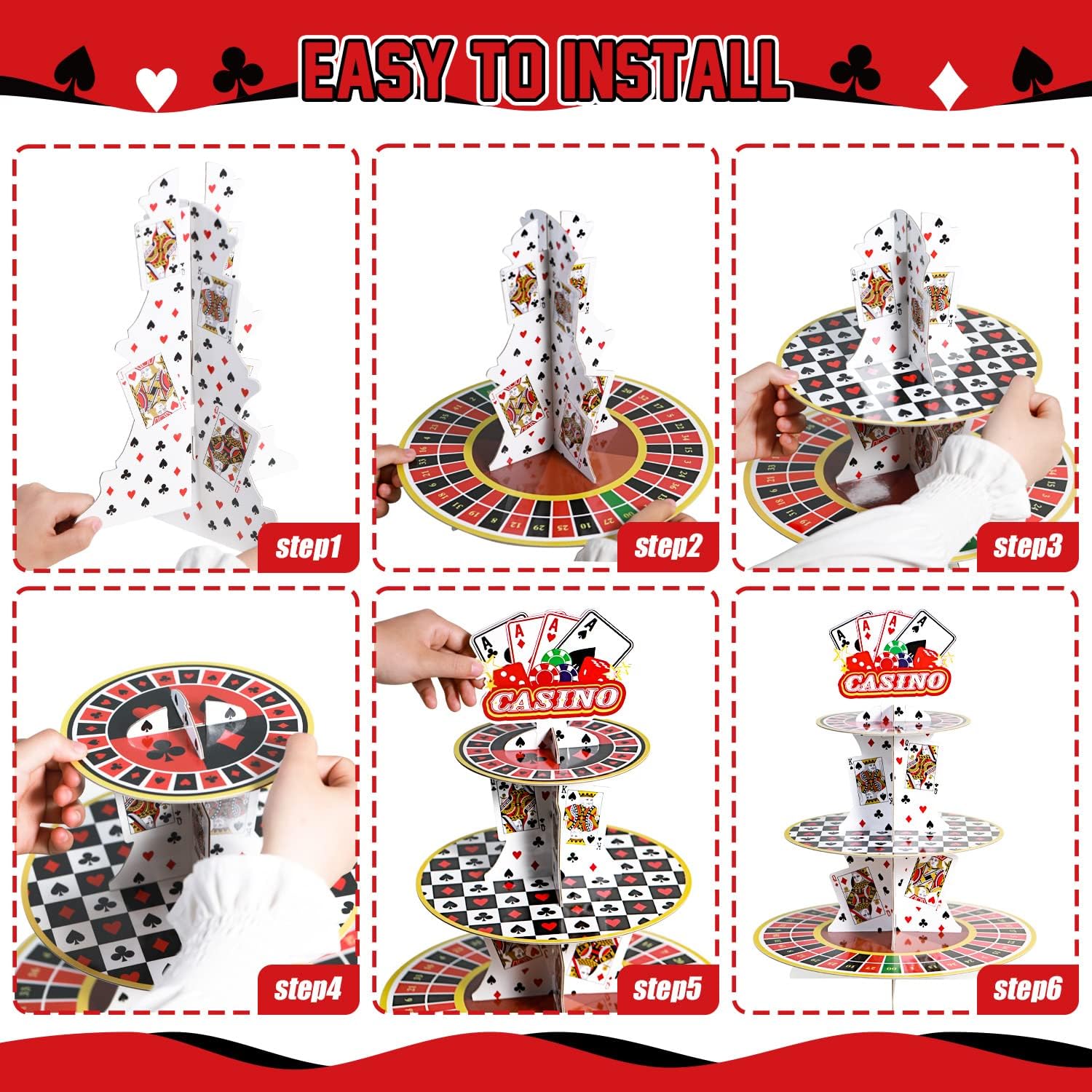 Casino Cupcake Stand 3 Tier fo – обзор и цена Cupcake Stand Tier