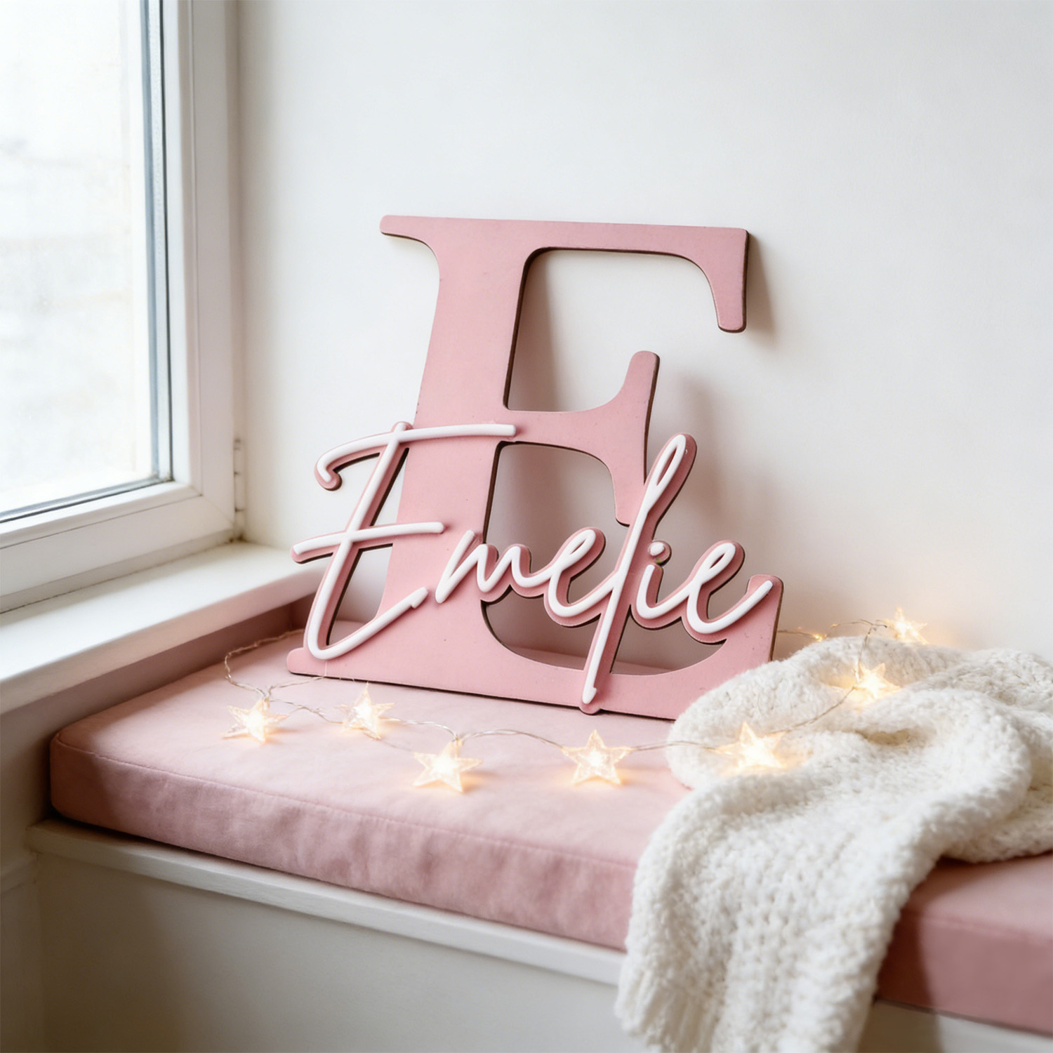 1pc Double-layer Wooden Name D – обзор и цена Eve Party