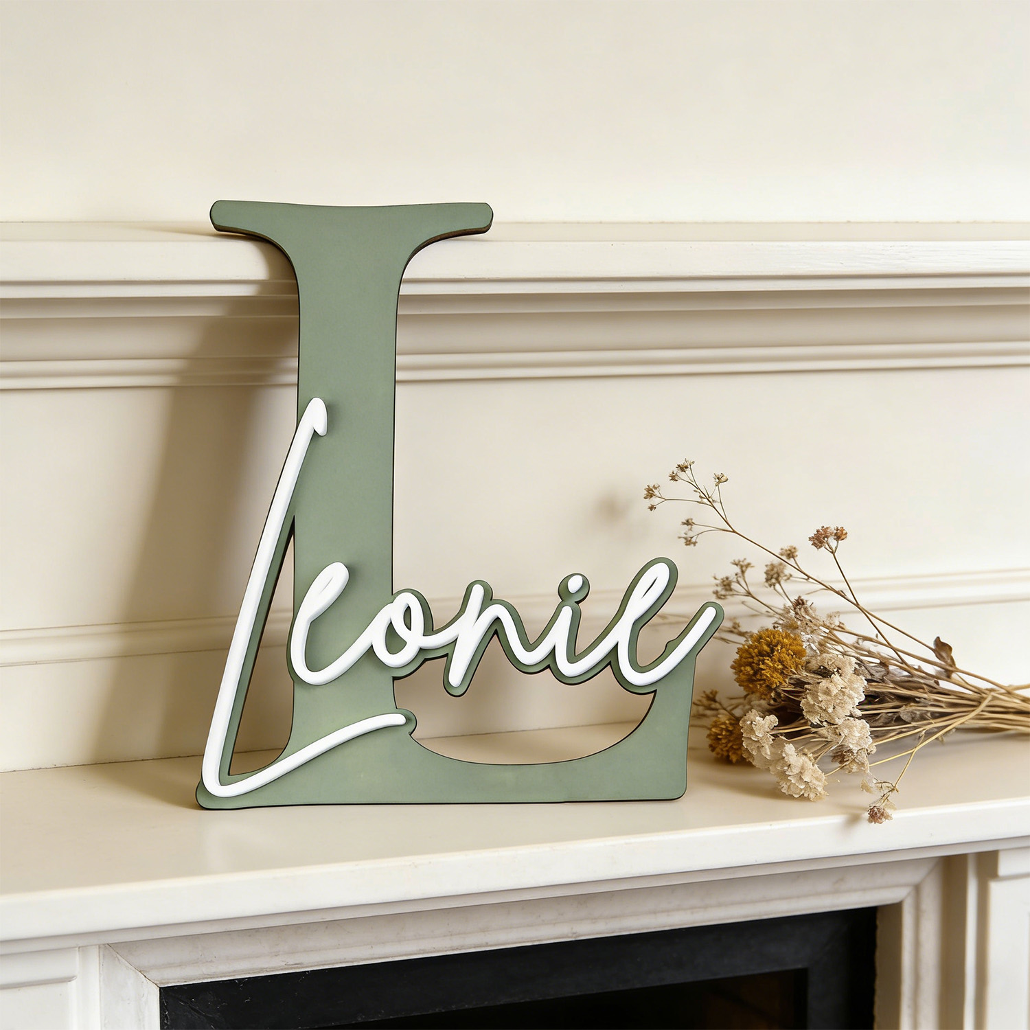 1pc Double-layer Wooden Name D – обзор и цена Eve Party