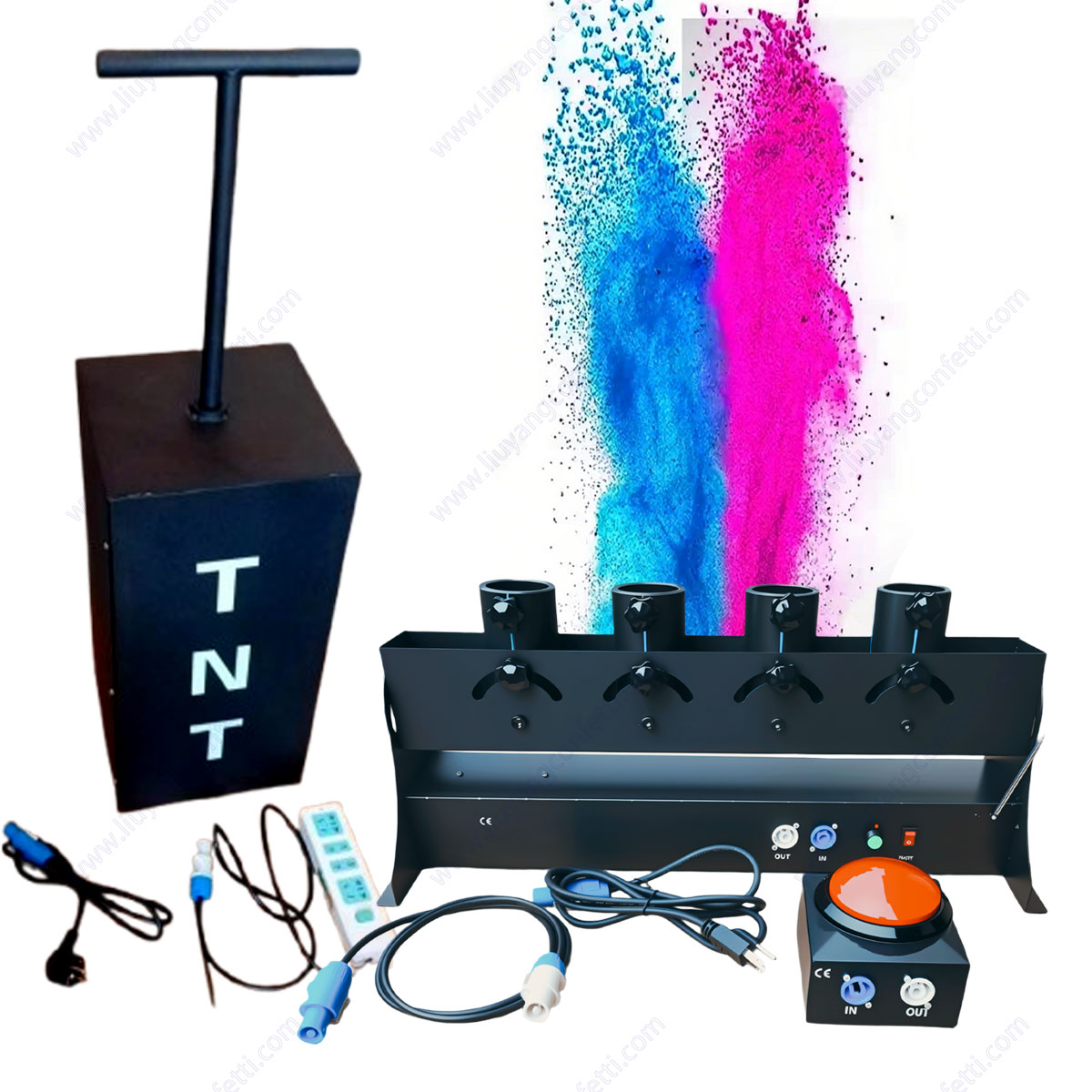 Electronic Spray Confetti Powd – обзор и цена Confetti Cannon Tube