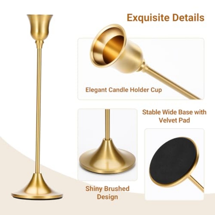 Taper Candle Stick Holder - 3P – обзор и цена Centerpiece Stick