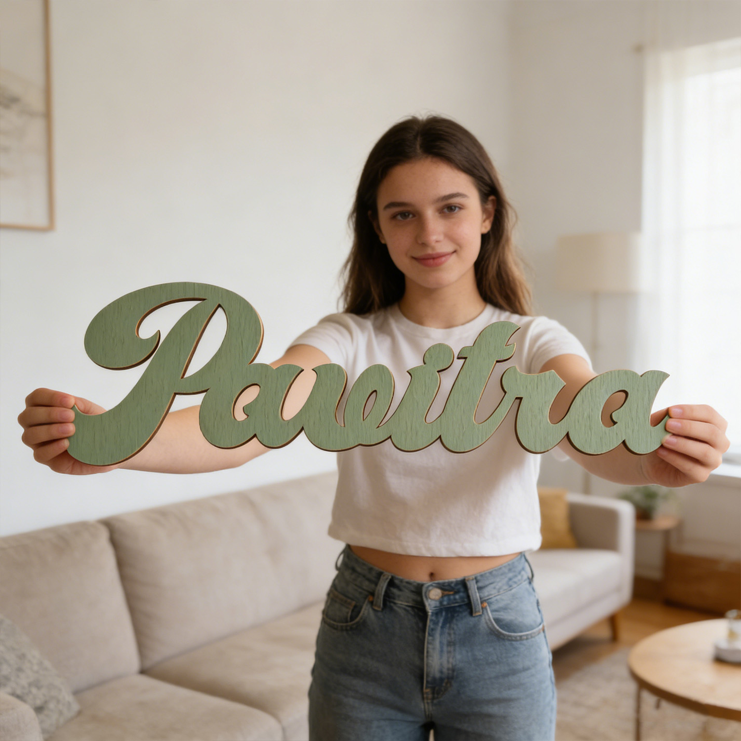 1pc Customized wooden wall dec – обзор и цена Eve Party