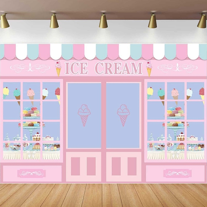 Ice Cream Theme Photography Ba – обзор и цена Dessert Table Backdrop