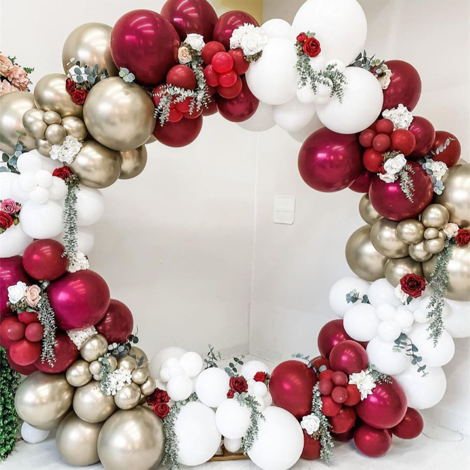 Garnet Balloon Set Garland Arc – обзор и цена Party Event Supplier