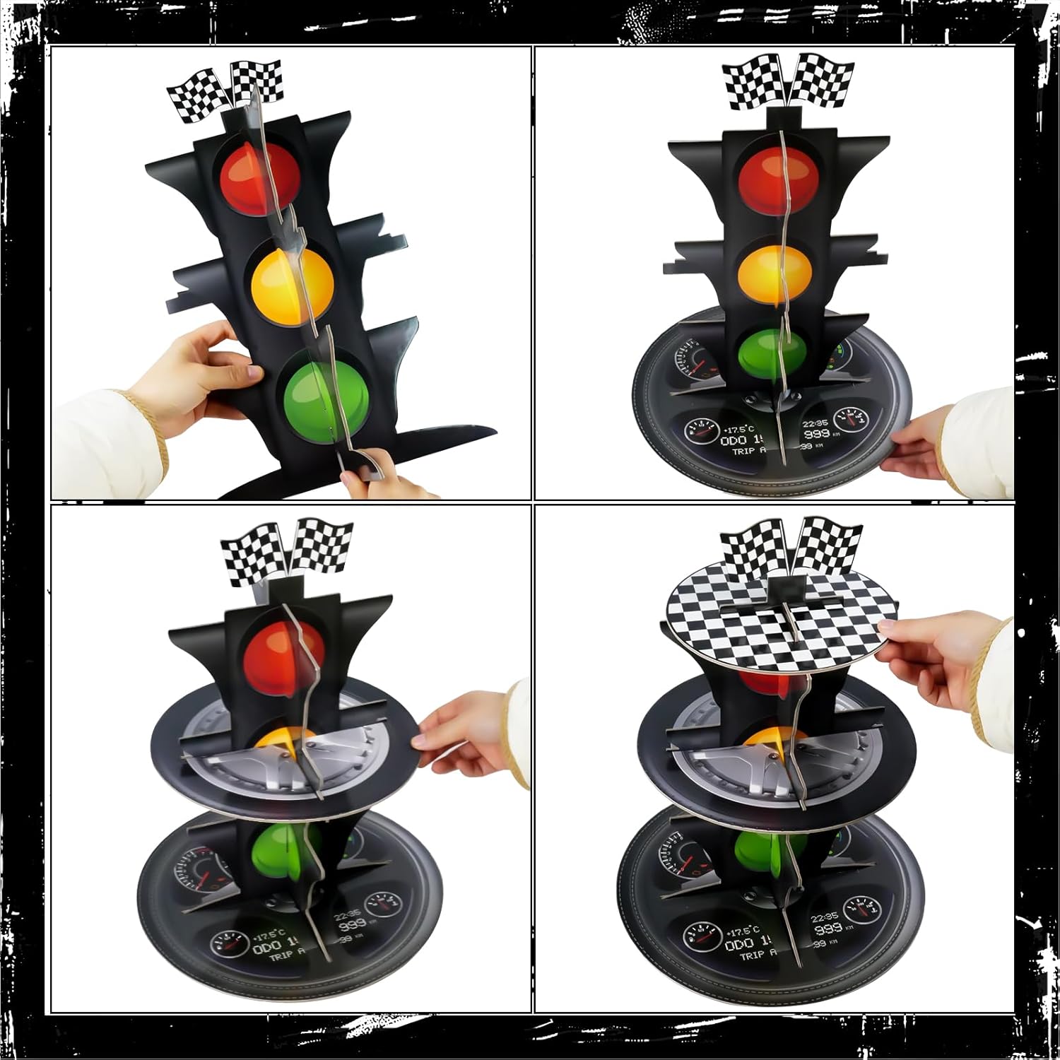 3-Tier Race Car Cupcake Stand, – обзор и цена Cupcake Stand Tier