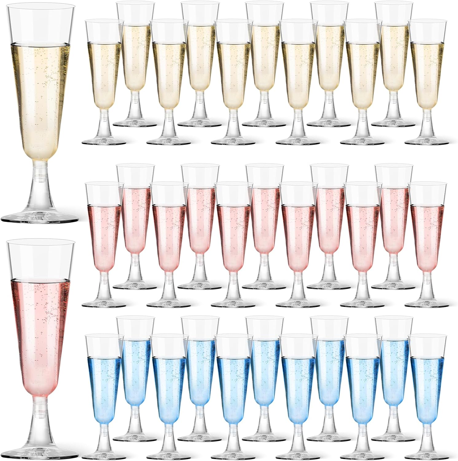 Plastic Champagne Flutes 40 Pa – обзор и цена Eve Party